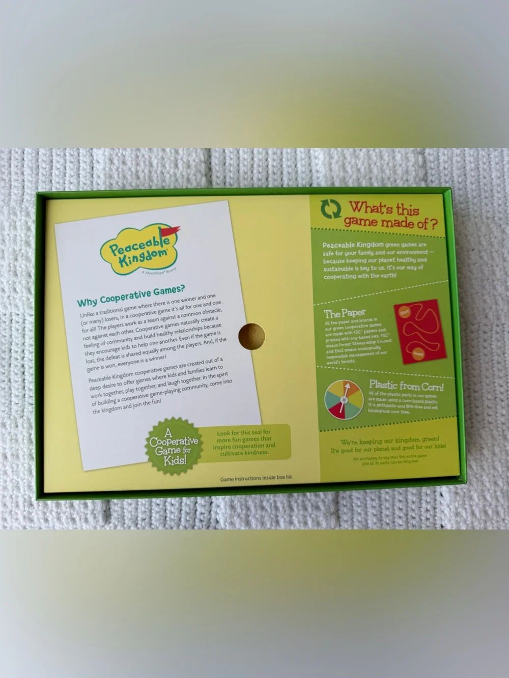 Peaceable Kingdom Count Your Chickens! Cooperative Board Game